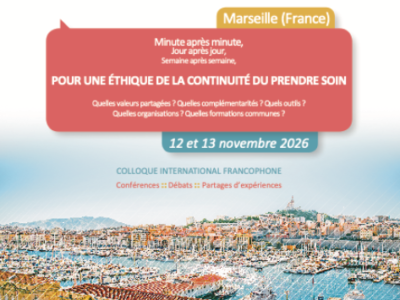 Minute après minute, Jour après jour, Semaine après semaine, POUR UNE ÉTHIQUE DE LA CONTINUITÉ DU PRENDRE SOIN