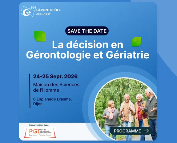 Les journées gérontologiques : La décision en Gérontologie et Gériatrie
