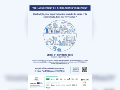 🧓 Vieillissement en situation d’isolement : une journée d’étude